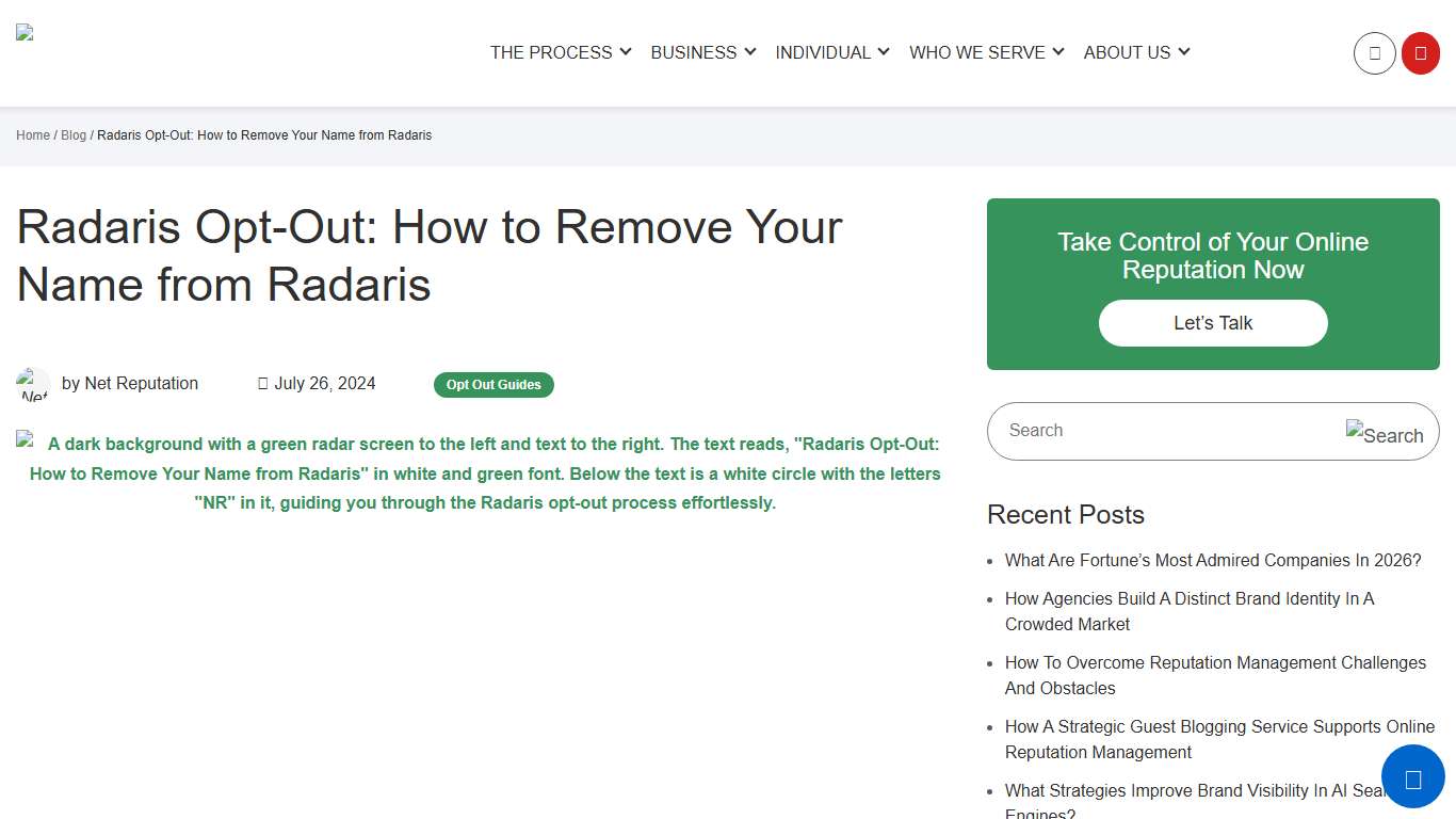 Complete Radaris Opt Out Guide: Remove Name From Radaris