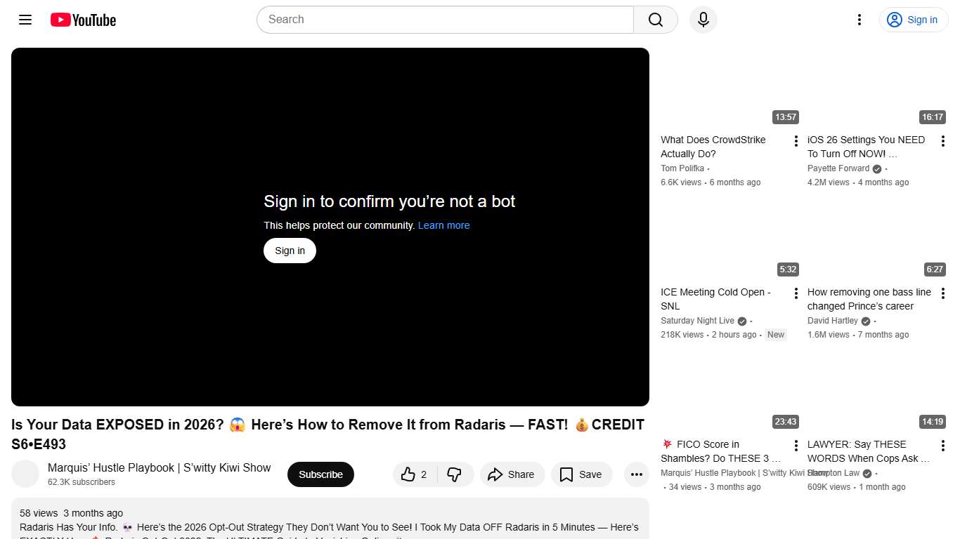 Is Your Data EXPOSED in 2026? 😱 Here’s How to Remove It from Radaris — FAST! 💰CREDIT S6•E493 - YouTube
