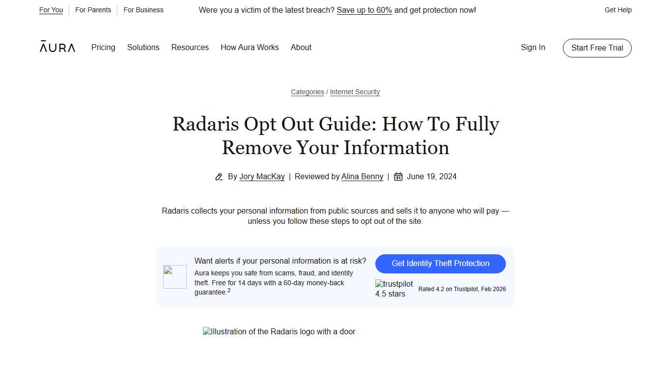 Radaris Opt Out Guide: How To Fully Remove Your Information